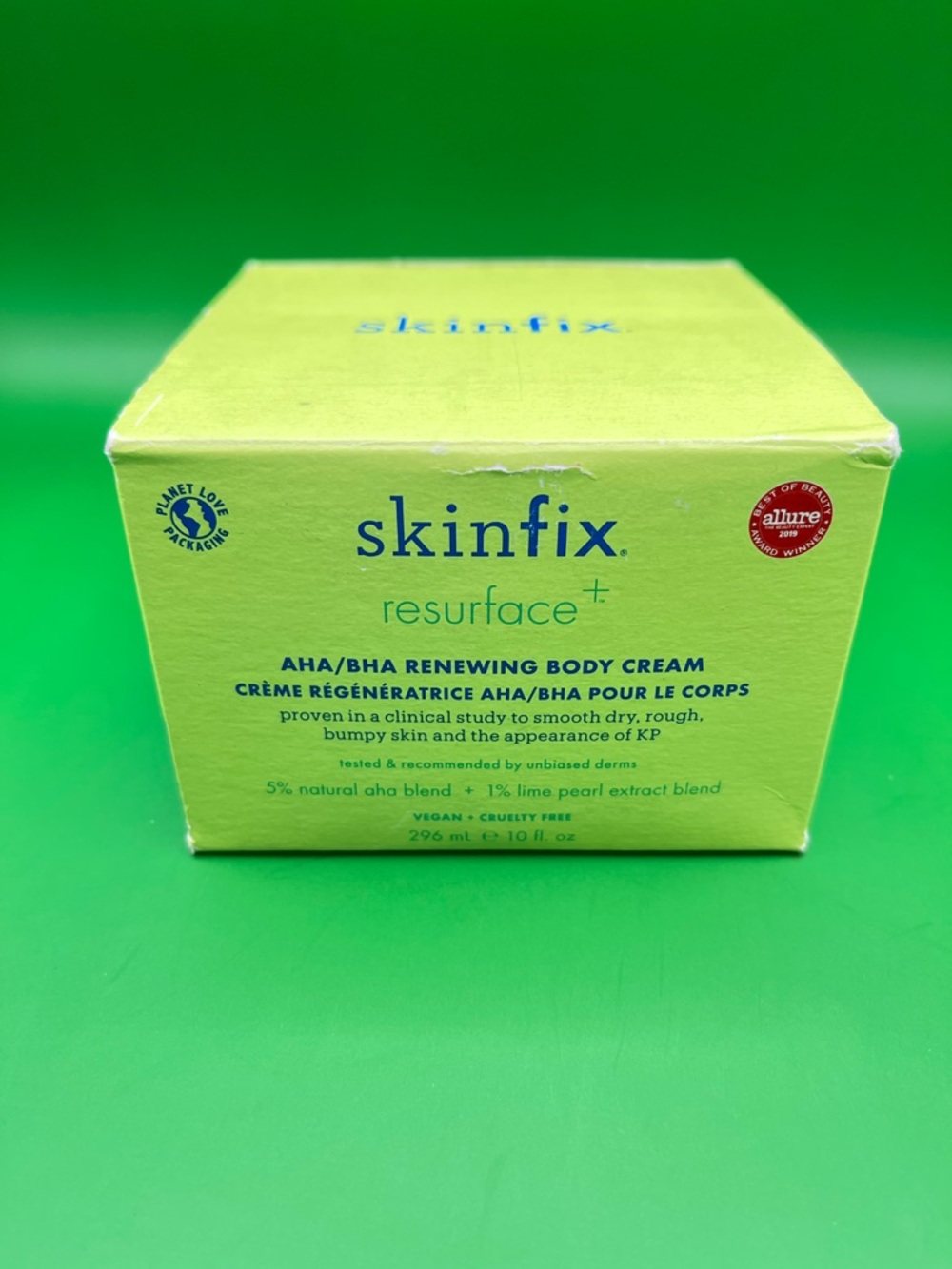 Skin Resurface AHA/BHA Renewing Body Cream 10 oz